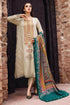 RM 670-3 Piece Unstitched Heavy Embroidered Karandi Dhanak Wool Suit  Printed Woolen Shawl