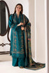 SN 61-3 Piece Embroidered Dhanak Shirt with Printed Wool Shawl