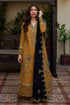 Dhanak Fabric - 3 Piece Unstitched Embroidered Dress With Printed Shawl ZH-3060
