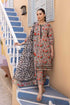 CH 08-3 Piece Unstitched Digital Printed Lawn Suit With Printed Fine Lawn Dupatta