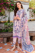 3 Piece Unstitched Digital Printed Lawn Suit ( Fine Printed Chiffon Dupatta )