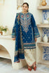 ZS 50L-3 Piece Unstitched Heavy Embroidered Lawn Suit ( Fine Printed Poly Lawn)