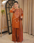 Dhanak Fabric - 3 Piece Unstitched Fully Embroidered  Dress With Embroidered Shawl BT 3125