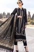 Lawn Stuff 3Pc Fully Embroidered Dress With Digital Printed Silk Dupatta & Patches
