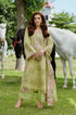 EL-2720  3Pc-Unstitched Fully Embroidered Lawn Fabric With Embroidered Cotton Net Dupatta