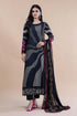 3 Piece Unstitched Heavy Embroidered Lawn Suit ( Printed Chiffon Dupatta )