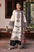 JZ 2800 - 3 Piece Unstitched Embroidered Dhanak Fabric with Printed Dupatta