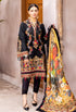 MB 311-3 Piece - Unstitched Fully Embroided Lawn Suit Silk Dupatta