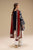 RR 610-3 Piece - 3 Piece Embroidered Dhanak Fabric with Printed Wool Shawl