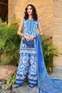 MB 462-3 Piece Unstitched Digital Printed Embroidered Lawn Suit ( Printed Lawn Dupatta )