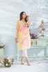 Tulip 2pcs Embroidered Organza Winter Dress - Rd 1013