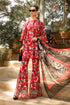 M Print Stemmed Article's Lawn Stuff 3 Piece Digital Printed With Lawn Silk Duppata Extra Patch's MB 30
