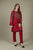 2Pc Fully Embroidered Linen Dress Embroidered Sleeves KS-760