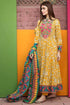 KD 460- 3 Piece Unstitched Digital Print Linen  Stuff With Digital Print Linen Dupatta